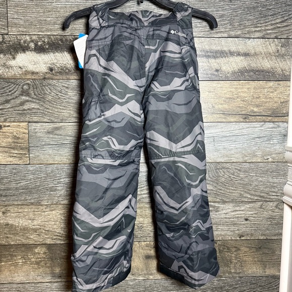 Columbia NWT Ice Slope II Pant Waterproof Ski Snow Pants Camo Youth XS - Picture 5 of 10